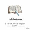As I Search The Holy Scriptures Hymn #277