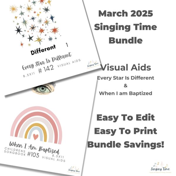 March 2025 Singing Time Bundle