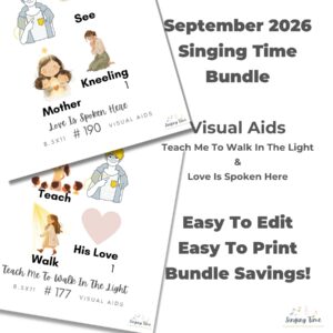 September 2026 Bundle Teach Me To Walk In The Light & Love Is Spoken Here